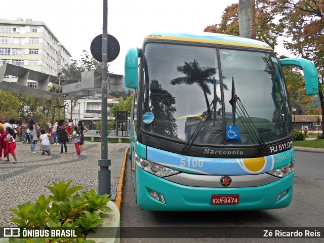 Doce Rio Fretamento e Turismo 5100 na cidade de Petrópolis, Rio de Janeiro, Brasil, por Zé Ricardo Reis. Número da foto: #7192293.