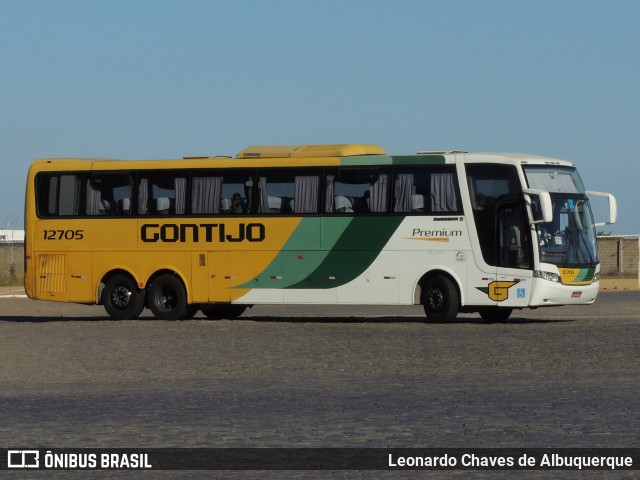 Empresa Gontijo de Transportes 12705 na cidade de Vitória da Conquista, Bahia, Brasil, por Leonardo Chaves de Albuquerque. ID da foto: 7191535.