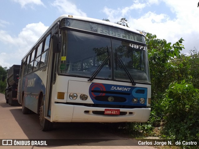 Viação Dumont 4871 na cidade de Ananindeua, Pará, Brasil, por Carlos Jorge N.  de Castro. Número da foto: #7190517.