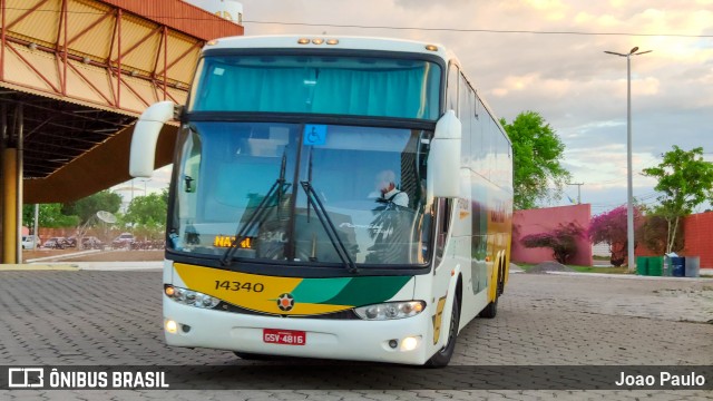 Empresa Gontijo de Transportes 14340 na cidade de Juazeiro do Norte, Ceará, Brasil, por Joao Paulo. ID da foto: 7190980.