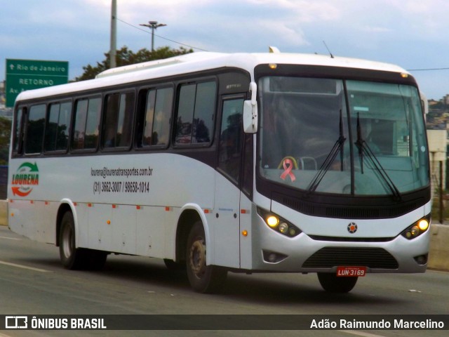 Lourena Transportes 3169 na cidade de Belo Horizonte, Minas Gerais, Brasil, por Adão Raimundo Marcelino. Número da foto: #7193144.