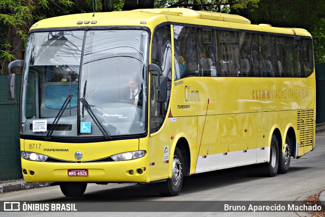 Viação Itapemirim 8717 na cidade de São Paulo, São Paulo, Brasil, por Bruno Aparecido Machado. Número da foto: #7193456.