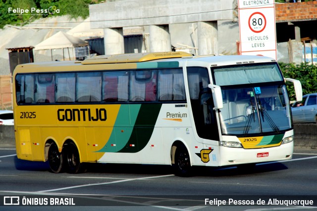 Empresa Gontijo de Transportes 21025 na cidade de Salvador, Bahia, Brasil, por Felipe Pessoa de Albuquerque. ID da foto: 7191268.