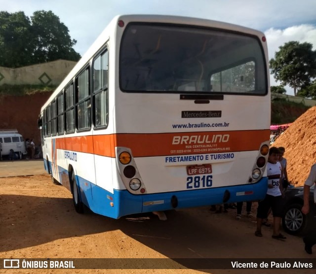 Empresa Braulino 2816 na cidade de Leandro Ferreira, Minas Gerais, Brasil, por Vicente de Paulo Alves. ID da foto: 7192229.