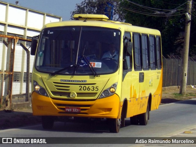 SM Transportes 20635 na cidade de Belo Horizonte, Minas Gerais, Brasil, por Adão Raimundo Marcelino. ID da foto: 7116457.