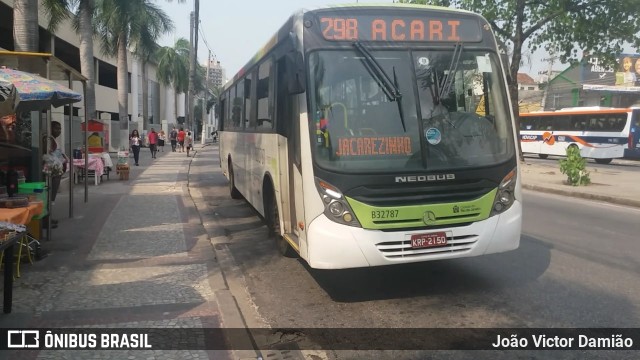 Viação Pavunense B32787 na cidade de Rio de Janeiro, Rio de Janeiro, Brasil, por João Victor Damião. ID da foto: 7114181.