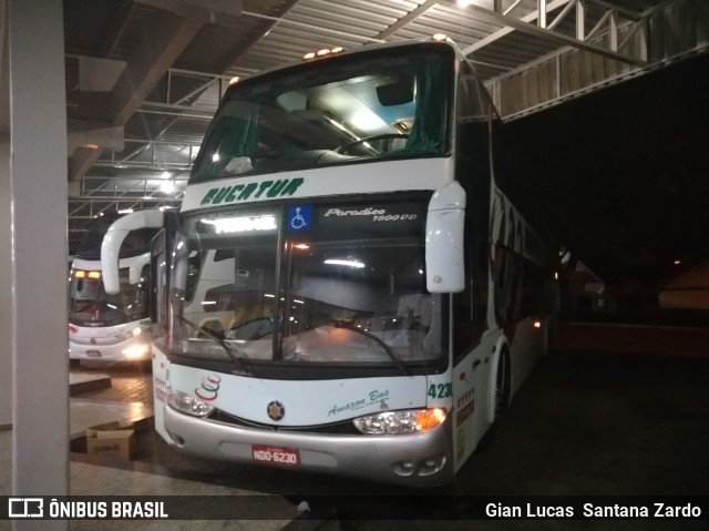 Eucatur - Empresa União Cascavel de Transportes e Turismo 4230 na cidade de Ji-Paraná, Rondônia, Brasil, por Gian Lucas  Santana Zardo. ID da foto: 7114356.