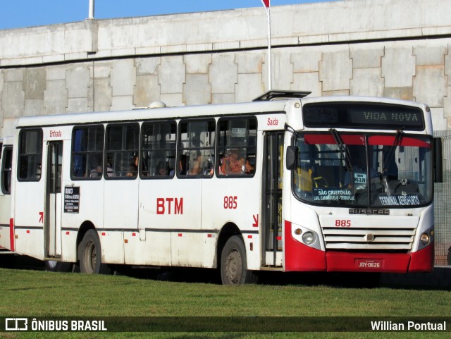 BTM - Bahia Transportes Metropolitanos 885 na cidade de Salvador, Bahia, Brasil, por Willian Pontual. Número da foto: #7116704.
