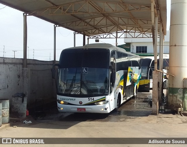 Viação Transpiauí 514 na cidade de Águas Lindas de Goiás, Goiás, Brasil, por Adilson de Sousa. ID da foto: 7114445.