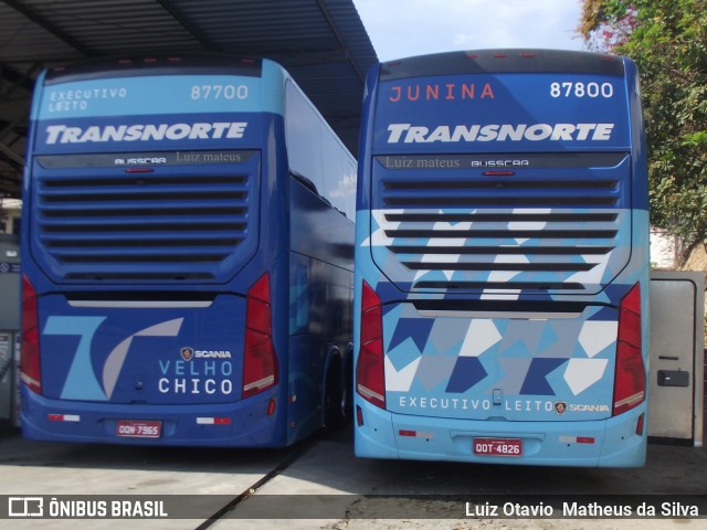 Transnorte - Transporte e Turismo Norte de Minas 87800 na cidade de Belo Horizonte, Minas Gerais, Brasil, por Luiz Otavio Matheus da Silva. ID da foto: 7116325.