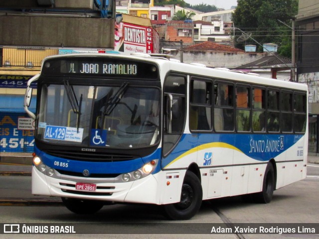 Expresso Guarará 08 855 na cidade de Santo André, São Paulo, Brasil, por Adam Xavier Rodrigues Lima. ID da foto: 7115137.