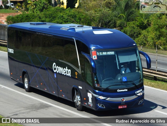 Viação Cometa 719532 na cidade de Santa Isabel, São Paulo, Brasil, por Rudnei Aparecido da Silva. ID da foto: 7116733.