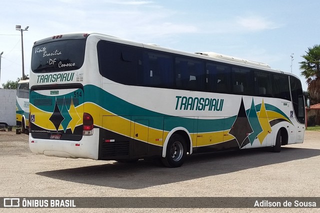 Viação Transpiauí 514 na cidade de Águas Lindas de Goiás, Goiás, Brasil, por Adilson de Sousa. Número da foto: #7114449.