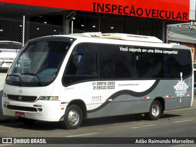 JF Transporte e Turismo 7724 na cidade de Belo Horizonte, Minas Gerais, Brasil, por Adão Raimundo Marcelino. Número da foto: #7116443.