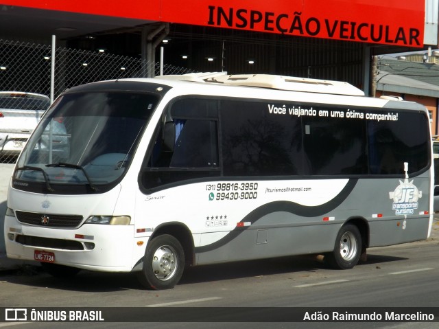 JF Transporte e Turismo 7724 na cidade de Belo Horizonte, Minas Gerais, Brasil, por Adão Raimundo Marcelino. ID da foto: 7116443.