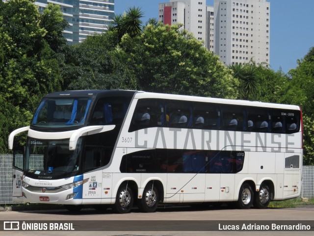 Auto Viação Catarinense 3607 na cidade de Curitiba, Paraná, Brasil, por Lucas Adriano Bernardino. Número da foto: #7116505.