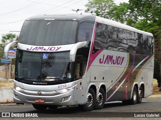 Viação Jam Joy 8714 na cidade de Teresina, Piauí, Brasil, por Lucas Gabriel. Número da foto: #7117527.