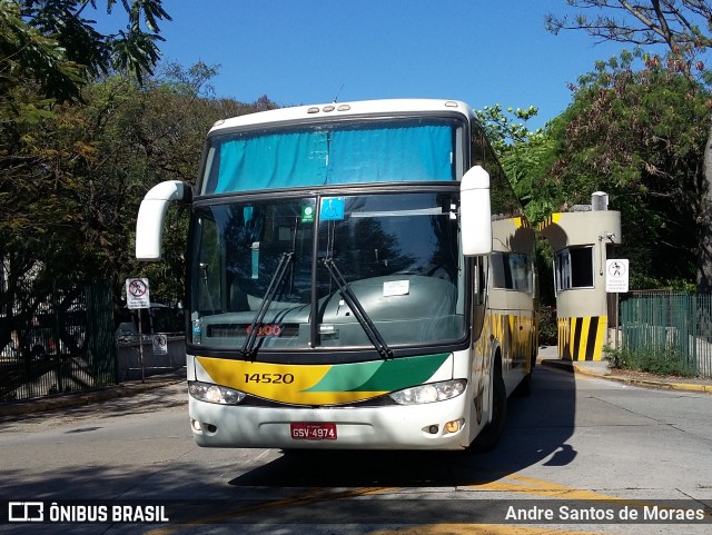 Empresa Gontijo de Transportes 14520 na cidade de São Paulo, São Paulo, Brasil, por Andre Santos de Moraes. Número da foto: #7117140.