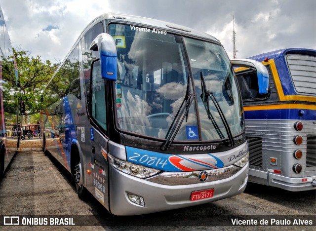 Dallas Turismo e Fretamento 20814 na cidade de Trindade, Goiás, Brasil, por Vicente de Paulo Alves. Número da foto: #7117556.