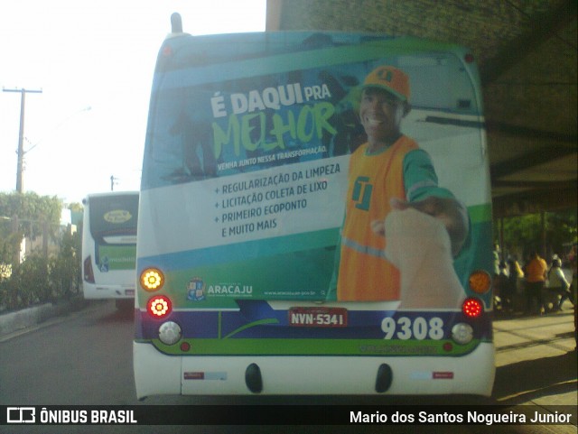 Viação Modelo 9308 na cidade de Aracaju, Sergipe, Brasil, por Mario dos Santos Nogueira Junior. Número da foto: #7117787.