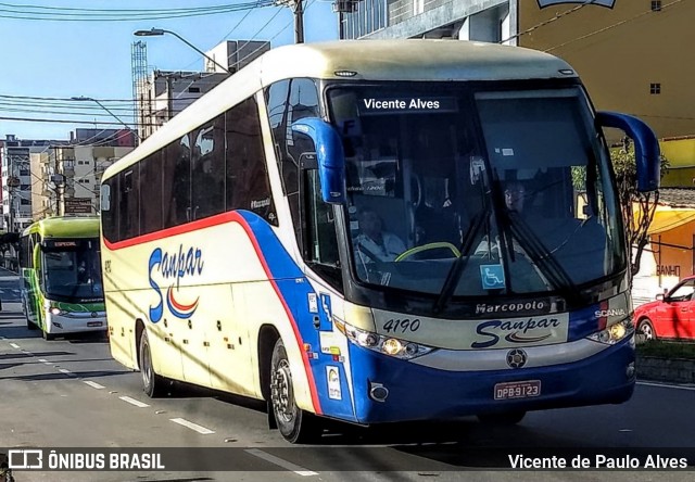 Sanpar Tur 4190 na cidade de Aparecida, São Paulo, Brasil, por Vicente de Paulo Alves. Número da foto: #7118799.