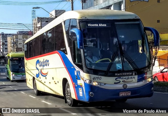 Sanpar Tur 4190 na cidade de Aparecida, São Paulo, Brasil, por Vicente de Paulo Alves. ID da foto: 7118799.