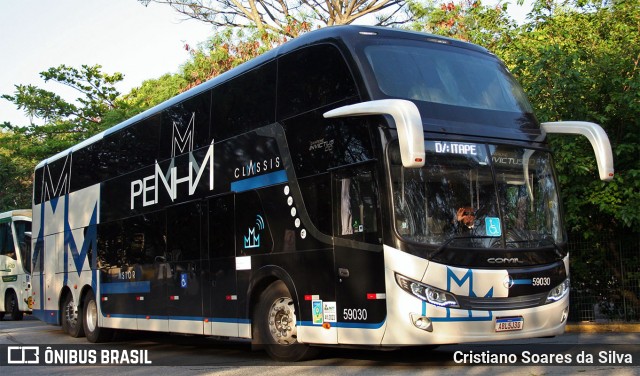 Empresa de Ônibus Nossa Senhora da Penha 59030 na cidade de São Paulo, São Paulo, Brasil, por Cristiano Soares da Silva. ID da foto: 7119400.