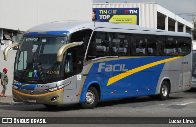 Fácil Transportes e Turismo RJ 140.046 na cidade de Rio de Janeiro, Rio de Janeiro, Brasil, por Lucas Lima. ID da foto: 7120209.