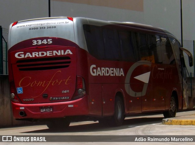 Expresso Gardenia 3345 na cidade de Betim, Minas Gerais, Brasil, por Adão Raimundo Marcelino. ID da foto: 7120992.