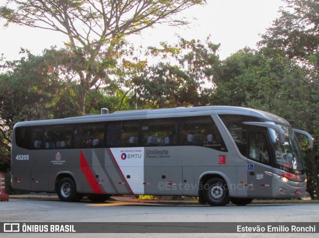 Empresa de Ônibus Pássaro Marron 45205 na cidade de São Paulo, São Paulo, Brasil, por Estevão Emilio Ronchi. ID da foto: 7120794.