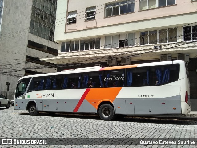 Evanil Transportes e Turismo RJ 132.072 na cidade de Petrópolis, Rio de Janeiro, Brasil, por Gustavo Esteves Saurine. ID da foto: 7119921.