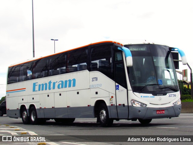 Emtram 3770 na cidade de São Paulo, São Paulo, Brasil, por Adam Xavier Rodrigues Lima. ID da foto: 7120408.