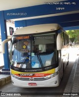 Saritur - Santa Rita Transporte Urbano e Rodoviário 30400 na cidade de Divinolândia de Minas, Minas Gerais, Brasil, por Marcelo Augusto. Número da foto: #:id.