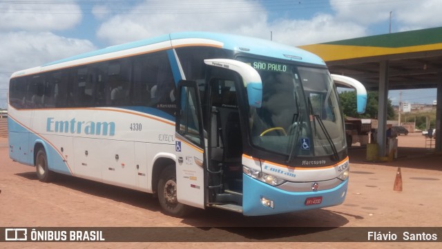 Emtram 4330 na cidade de Barra da Estiva, Bahia, Brasil, por Flávio  Santos. Número da foto: #7122017.