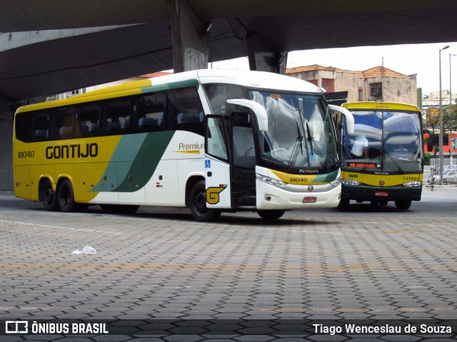 Empresa Gontijo de Transportes 18040 na cidade de Belo Horizonte, Minas Gerais, Brasil, por Tiago Wenceslau de Souza. Número da foto: #7123852.