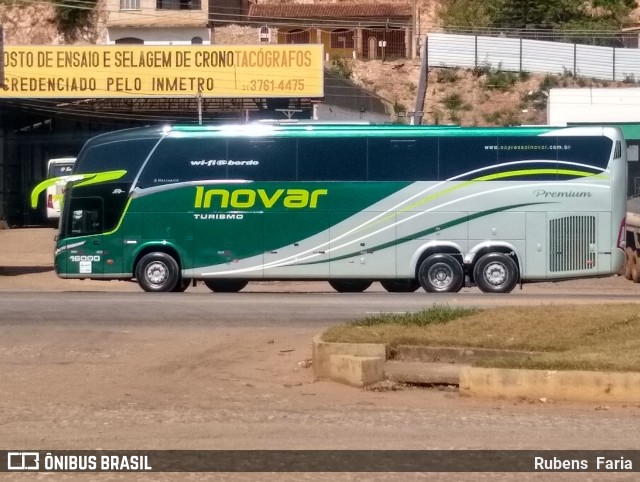 Expresso Inovar Turismo e Transportes 16000 na cidade de Conselheiro Lafaiete, Minas Gerais, Brasil, por Rubens  Faria. Número da foto: #7123241.