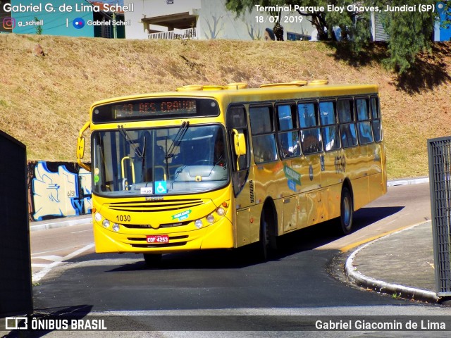 Viação Leme 1030 na cidade de Jundiaí, São Paulo, Brasil, por Gabriel Giacomin de Lima. Número da foto: #7124025.