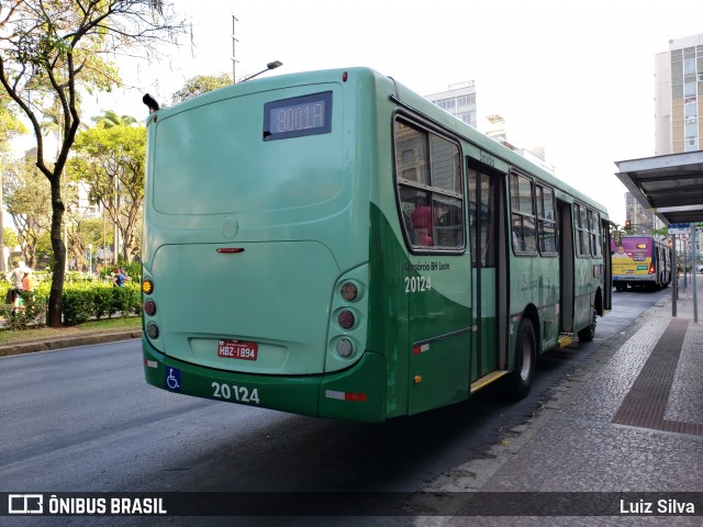 SM Transportes 20124 na cidade de Belo Horizonte, Minas Gerais, Brasil, por Luiz Silva. ID da foto: 7122191.