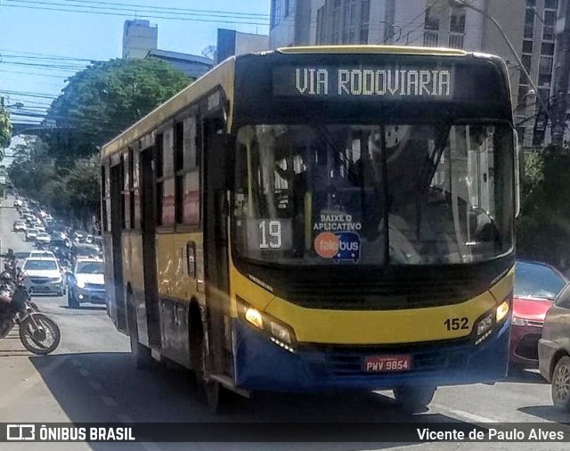 Trancid - Transporte Cidade de Divinópolis 152 na cidade de Divinópolis, Minas Gerais, Brasil, por Vicente de Paulo Alves. ID da foto: 7124182.