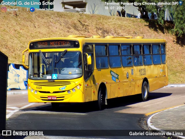 Viação Leme 1028 na cidade de Jundiaí, São Paulo, Brasil, por Gabriel Giacomin de Lima. Número da foto: #7124042.