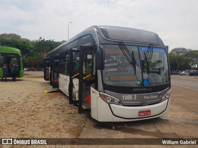 TCB - Sociedade de Transportes Coletivos de Brasília 1086 3 na cidade de Brasília, Distrito Federal, Brasil, por William Gabriel. Número da foto: #7122187.