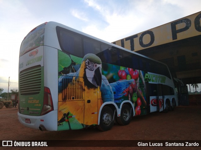 Eucatur - Empresa União Cascavel de Transportes e Turismo 4925 na cidade de Acrelândia, Acre, Brasil, por Gian Lucas  Santana Zardo. ID da foto: 7124675.