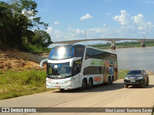 Eucatur - Empresa União Cascavel de Transportes e Turismo 4925 na cidade de Porto Velho, Rondônia, Brasil, por Gian Lucas  Santana Zardo. Número da foto: #7122103.