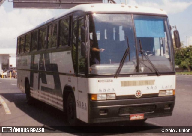 Empresa de Transportes São Luiz 5023 na cidade de Salvador, Bahia, Brasil, por Clébio Júnior. ID da foto: 7123584.