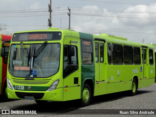 Transporte Coletivo Cidade Verde 01238 na cidade de Teresina, Piauí, Brasil, por Ruan Silva Andrade. Número da foto: #7124695.