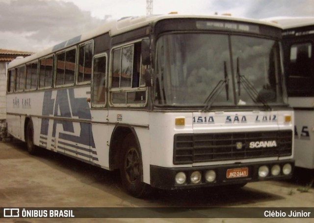 Empresa de Transportes São Luiz 1510 na cidade de Senhor do Bonfim, Bahia, Brasil, por Clébio Júnior. ID da foto: 7123507.