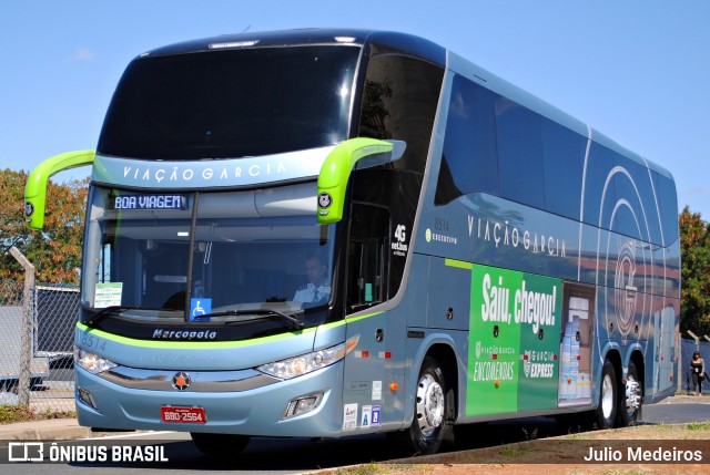 Viação Garcia 8514 na cidade de Campinas, São Paulo, Brasil, por Julio Medeiros. ID da foto: 7123979.