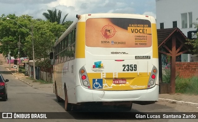Auto Viação Floresta 2359 na cidade de Rio Branco, Acre, Brasil, por Gian Lucas  Santana Zardo. Número da foto: #7126122.