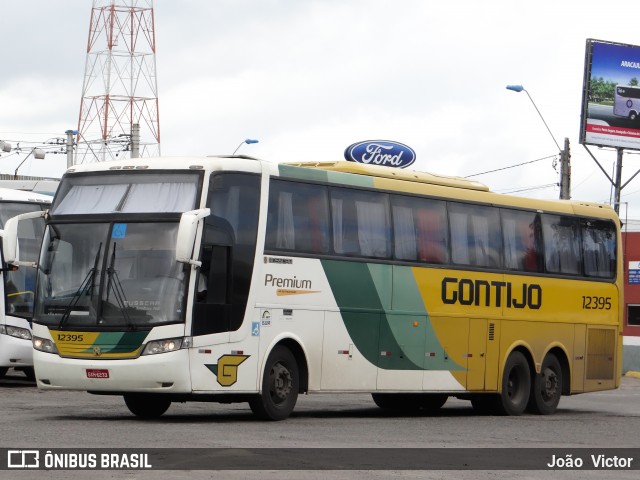 Empresa Gontijo de Transportes 12395 na cidade de Feira de Santana, Bahia, Brasil, por João Victor. ID da foto: 7127769.