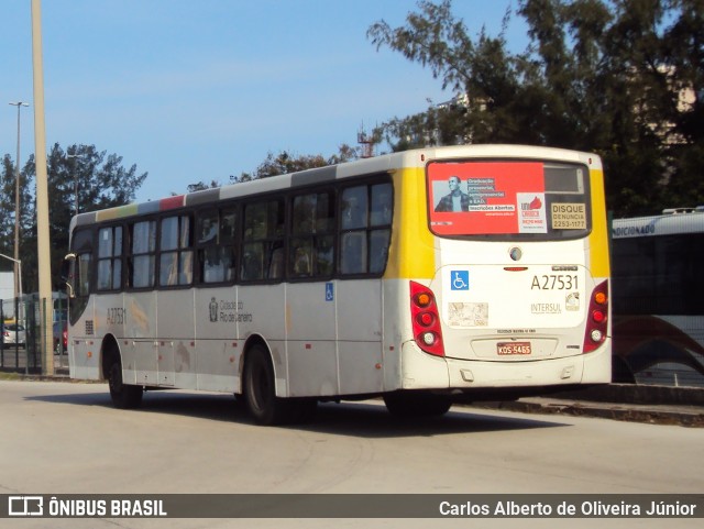 Transportes Vila Isabel A27531 na cidade de Rio de Janeiro, Rio de Janeiro, Brasil, por Carlos Alberto de Oliveira Júnior. ID da foto: 7126333.